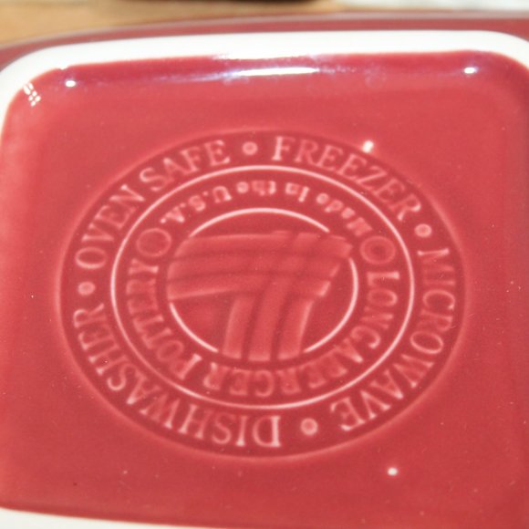 Longaberger Paprika Divided Dish Serving Tray NEW - Picture 5 of 6
